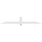 Ekena Millwork Eugene Architectural Grade PVC Gable Bracket, 84"W x 14"H x 4"D x 4"F, 4/12 Pitch GBP084X14X0404EUG00 - alternate 2